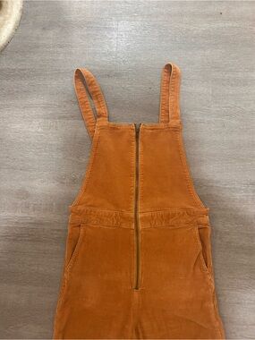 Rolla's Corduroy Overalls Tan Camel Wide Leg Flare